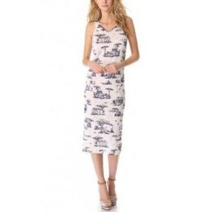 Carven | Safari Print Jersey Dress Size Large